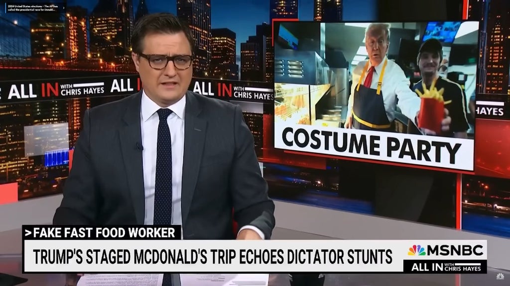 MSNBC's "All In With Chris Hayes." Oct. 22 2024