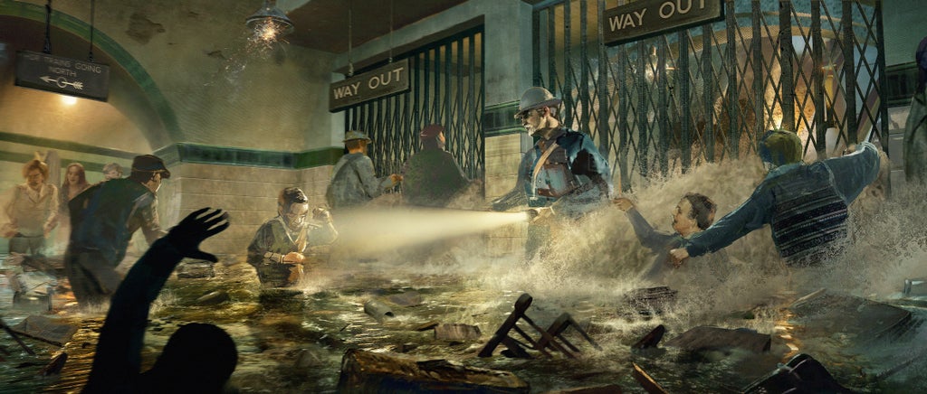"Blitz" production sketches (Courtesy of Adam Stockhausen)