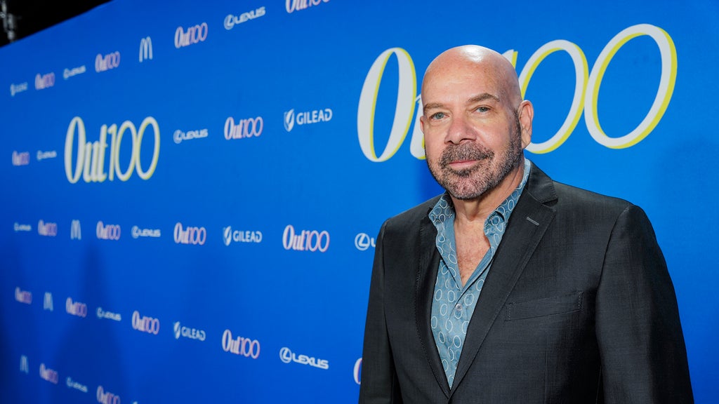 Actor and comedian Jason Stuart at the Out100 Party 2023