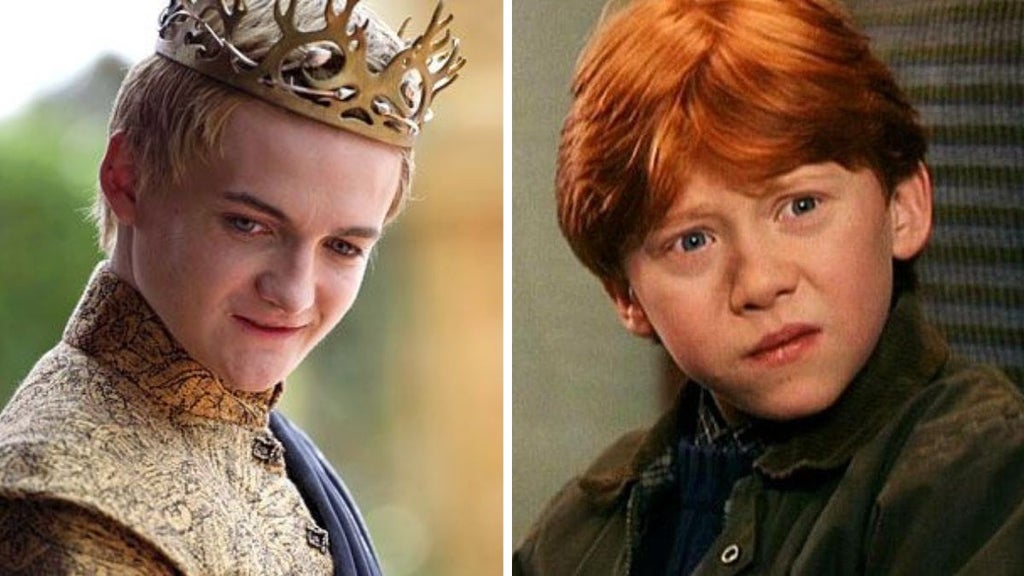 Joffrey from "Game of Thrones" and Ron Weasley from "Harry Potter" (HBO, Warner Bros.)