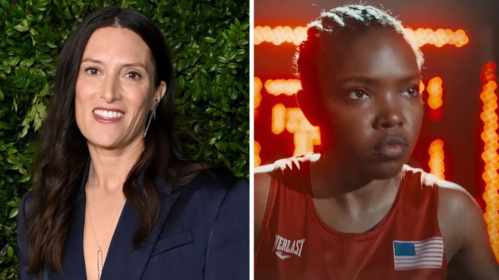 Rachel Morrison and Ryan Destiny as Claressa "T-Rex" Shields (Getty Images, "The Fire Inside")