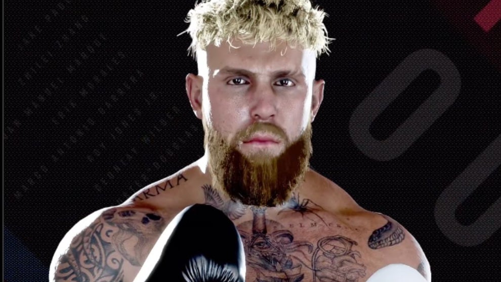 Jake Paul's character in "Undisputed" video game ("Undisputed"/Instagram)