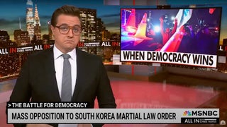 Chris Hayes Says South Korea’s ‘Reverse Jan. 6’ Against President’s Martial Law Decree Holds a Lesson for U.S. | Video