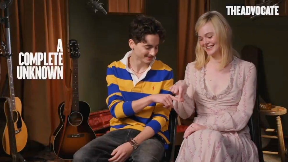 Timothée Chalamet and Elle Fanning