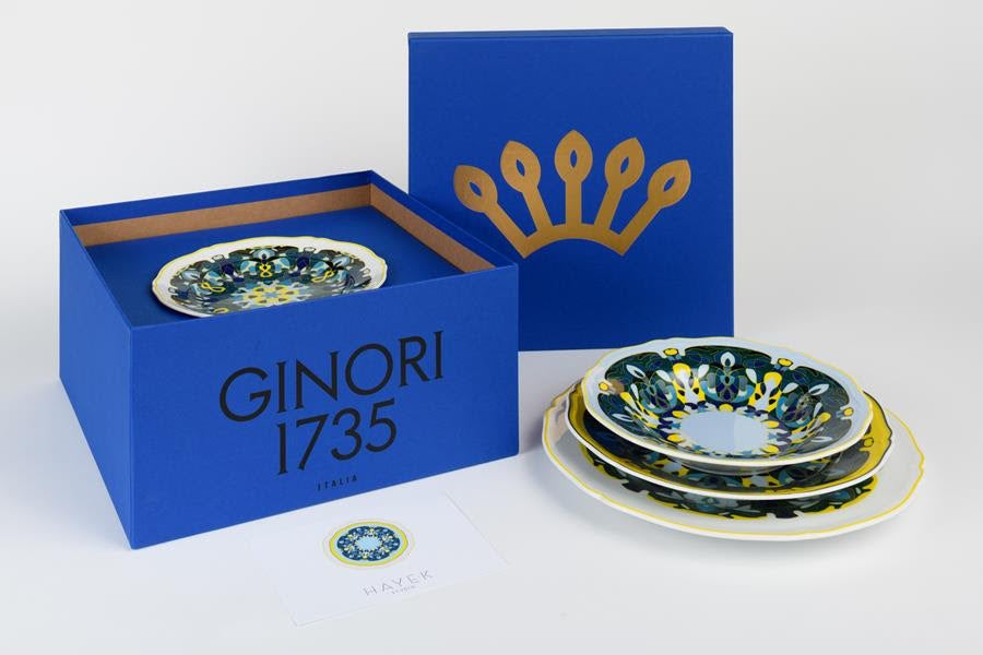Sami Hayek designs a dinnerware set with Ginori 1735