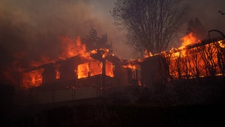 Wildfire Video Shows Devastating Destruction North of Sunset, Homes Decimated