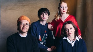 Emily Watson, Isaiah Saxon, Finn Wolfhard, Helena Zengel (Credit: Cathlin Mccullough for TheWrap)