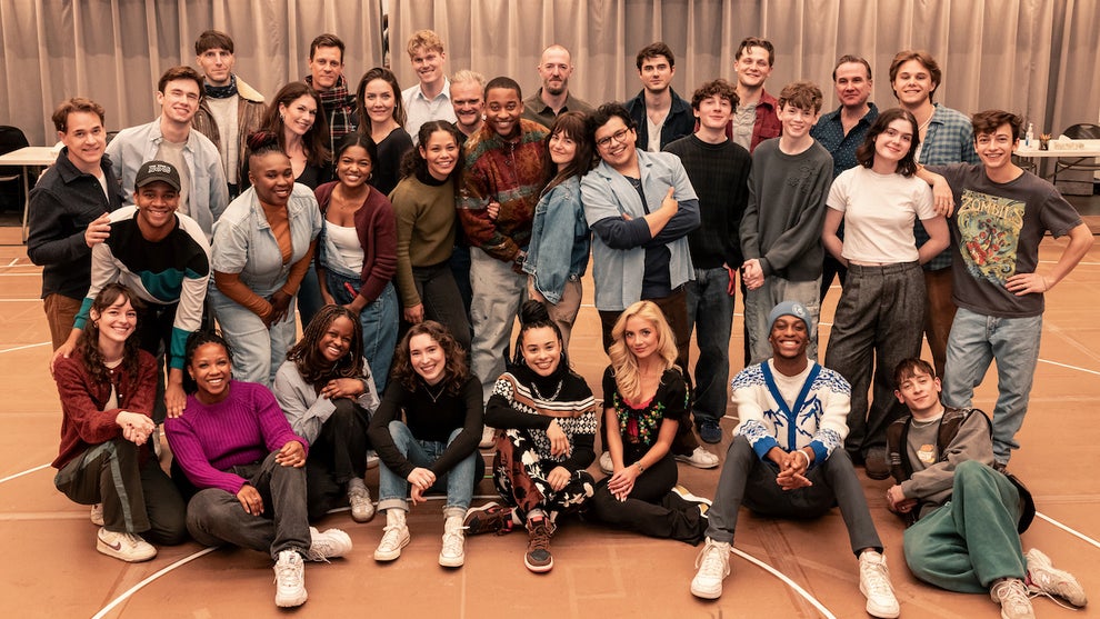 The cast of "Stranger Things: The First Shadow" (Credit: Matthew Murphy)