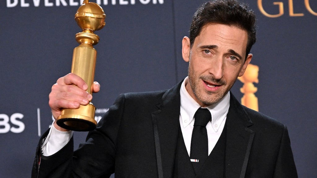 Adrien Brody - Golden Globes