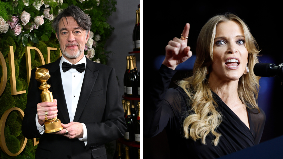 Peter Straughan and Megyn Kelly (Credit: Getty Images)