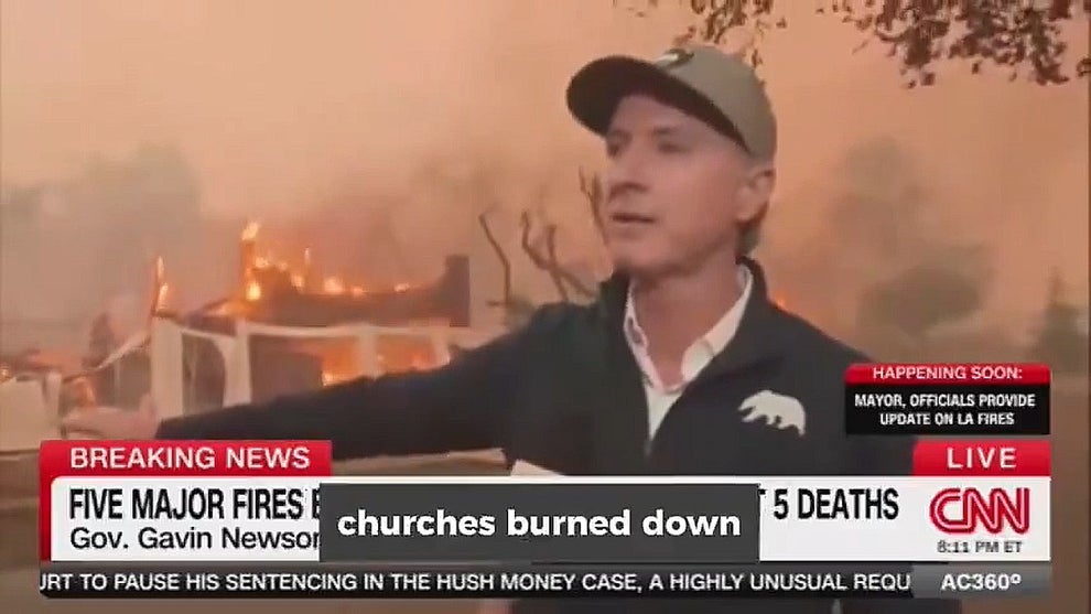 Gavin Newsom addresses Trump insults and LA fires