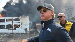 Gavin Newsom, Palisades fire