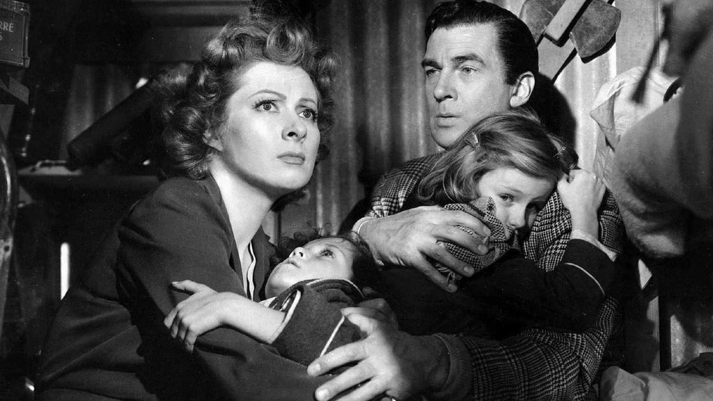 Greer Garson and Walter Pidgeon in "Mrs. Miniver."