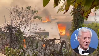 James Woods Live-Tweets Palisades Fire With Videos of Flames Nearing His House | Video