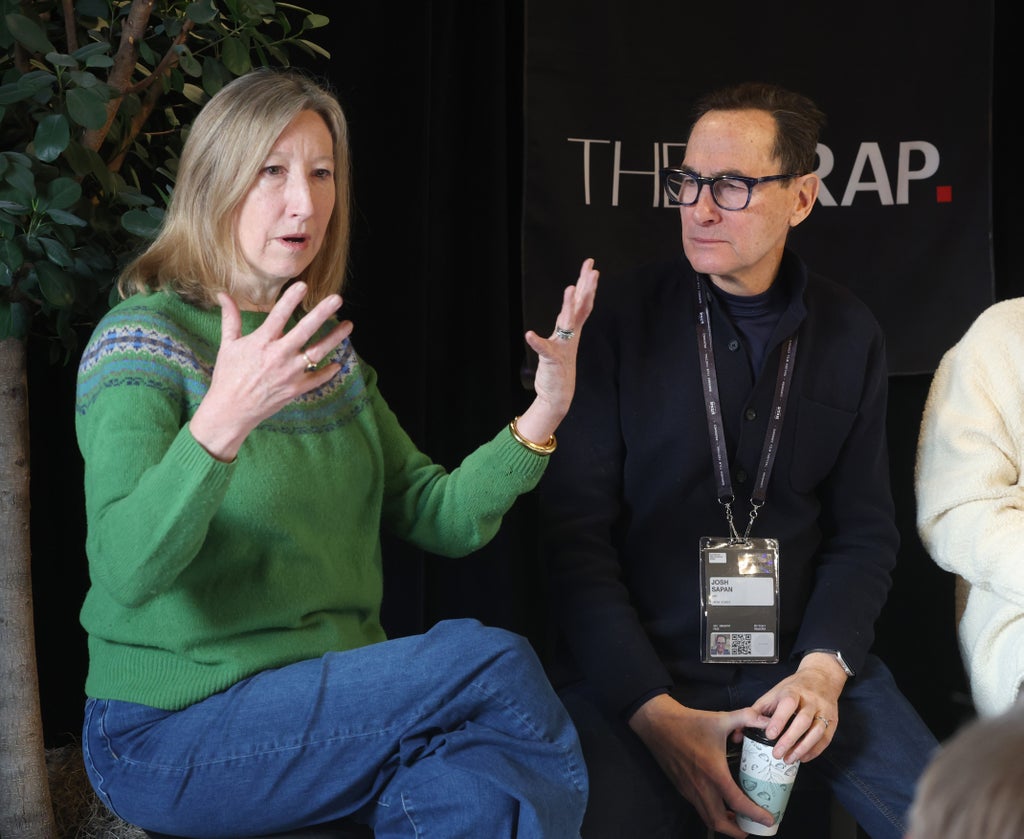 Keri Putnam and Josh Sapan at Sundance brunch
