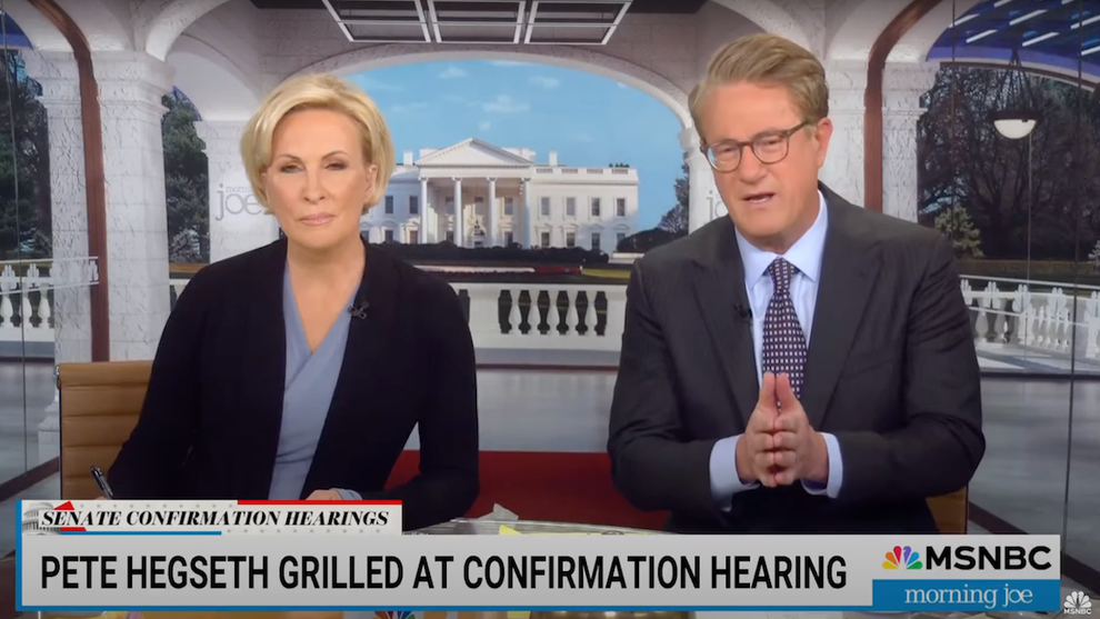 Mika Brzezinski and Joe Scarborough on "Morning Joe" (Credit: MSNBC)