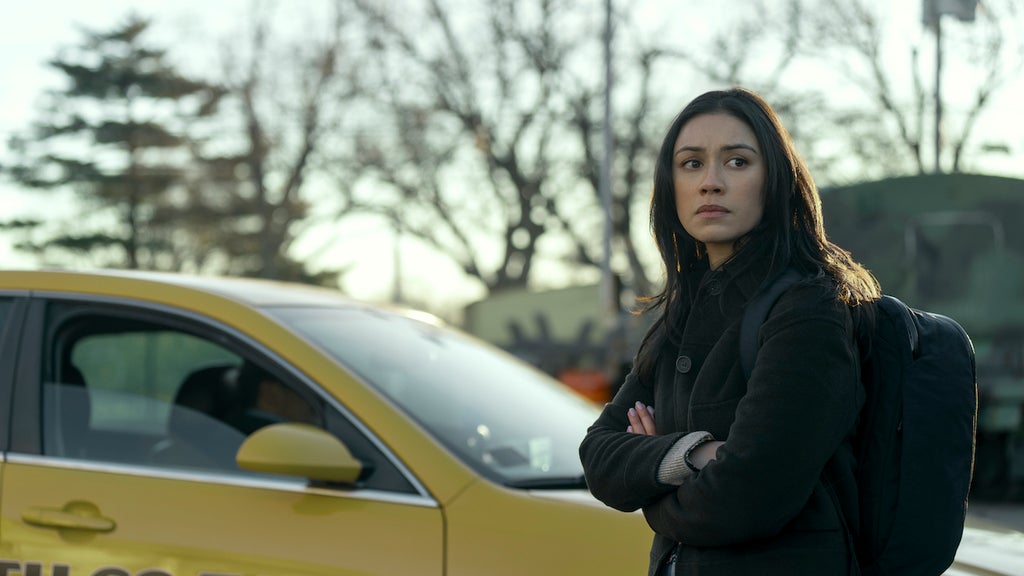 Luciane Buchanan as Rose Larkin in "The Night Agent" (Credit: Christopher Saunders/Netflix)