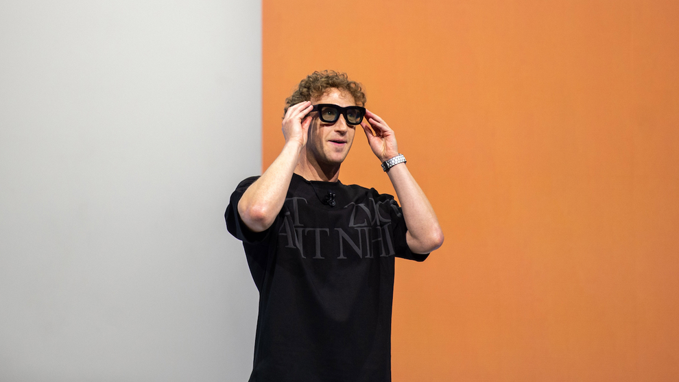 Mark Zuckerberg in Meta Glasses