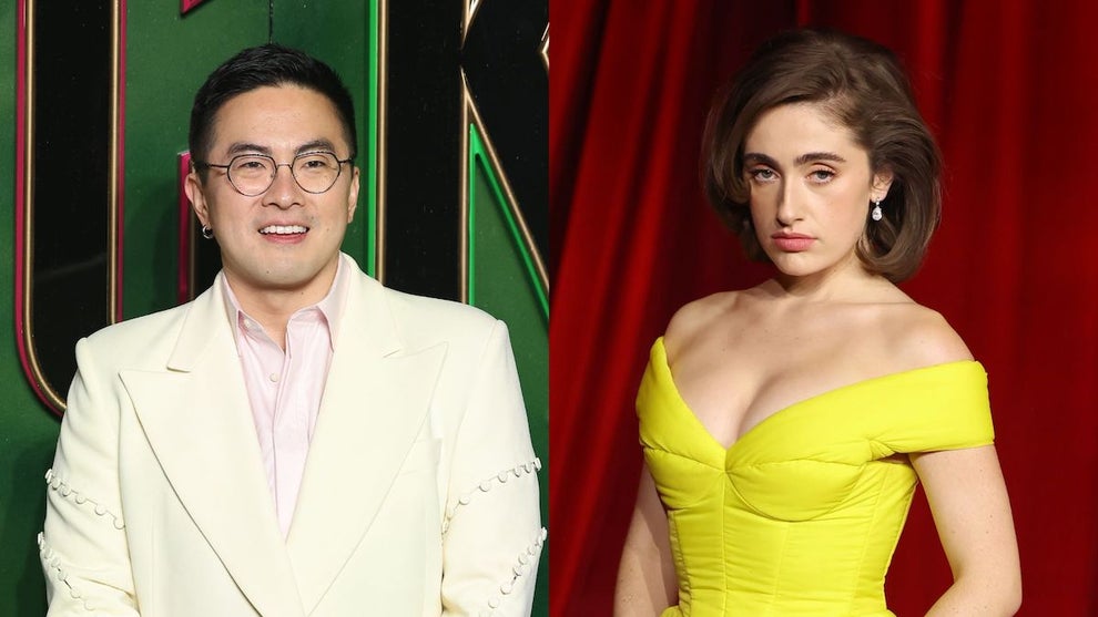 Bowen Yang, Rachel Sennott (Neil Mockford/WireImage/Amy Sussman/Getty Images)