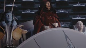 Donald Trump photoshopped in a scene from "Star Wars: Episode III" (ABC)