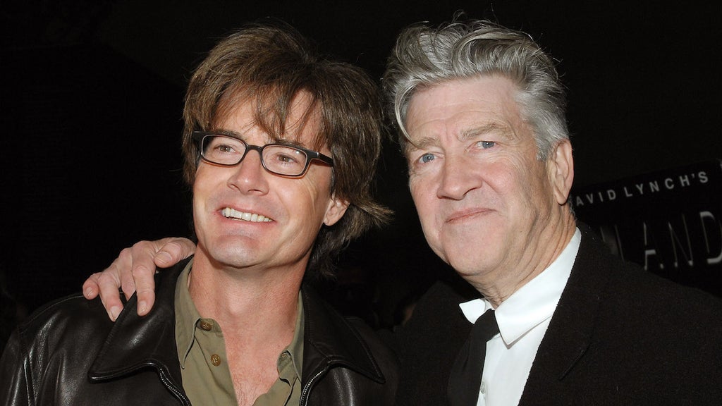 Kyle MacLachlan and David Lynch
