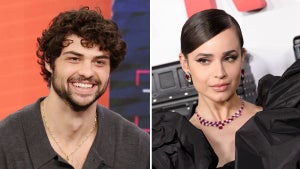 Noah Centineo, Sofia Carson (Maya Dehlin Spach/WireImage/Alexander Tamargo/Getty Images)