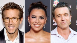 Ryan Reynolds, Eva Longoria and Rob McElhenney (Getty Images)