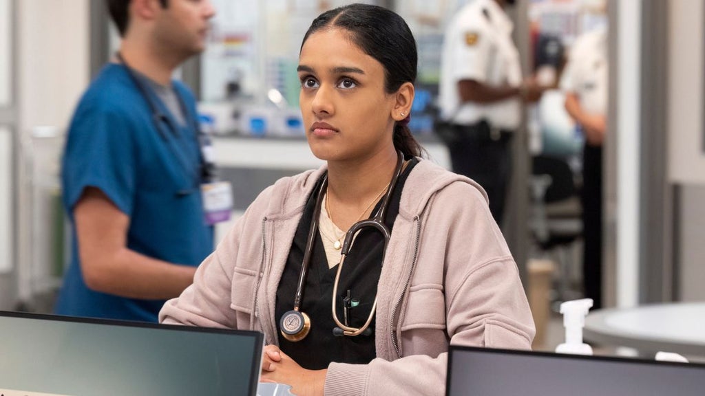Shabana Azeez as Javadi in "The Pitt" Season 1 (Max)