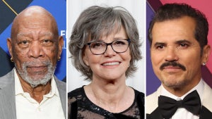 Morgan Freeman, Sally Field and John Leguizamo (Getty Images)