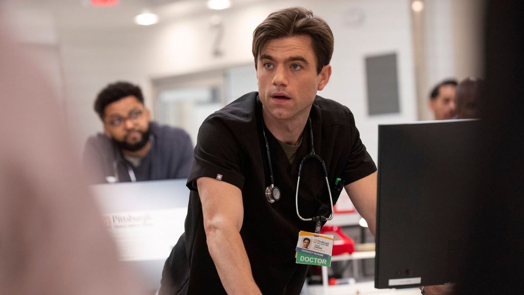Patrick Marron Ball as Dr. Langdon in "The Pitt" Season 1 (Max)