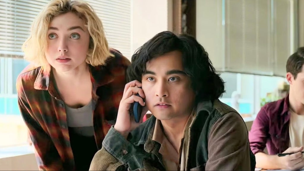 Peyton List and Kristian Ventura in Season 1 of "School Spirits"