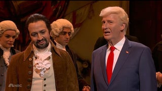 Trump Crashes Lin-Manuel Miranda’s ‘Hamilton’ Reprise in ‘SNL’ Cold Open: ‘I’m in My King Era’ | Video