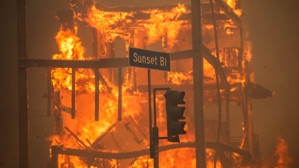 Sunset Blvd., Palisades Fire