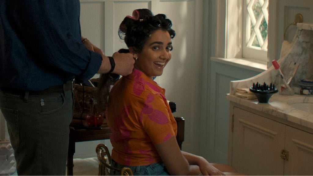 Geraldine Viswanathan in "You're Cordially Invited" (Prime Video)