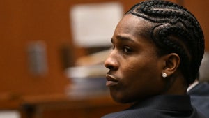 A$AP Rocky appears in court. (Credit: Patrick T. Fallon/Getty Images)