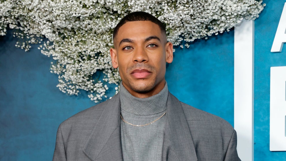 Aaron Pierre photographed at the 7th Annual American Black Film Festival Honors in Beverly Hills on February 17, 2025.
