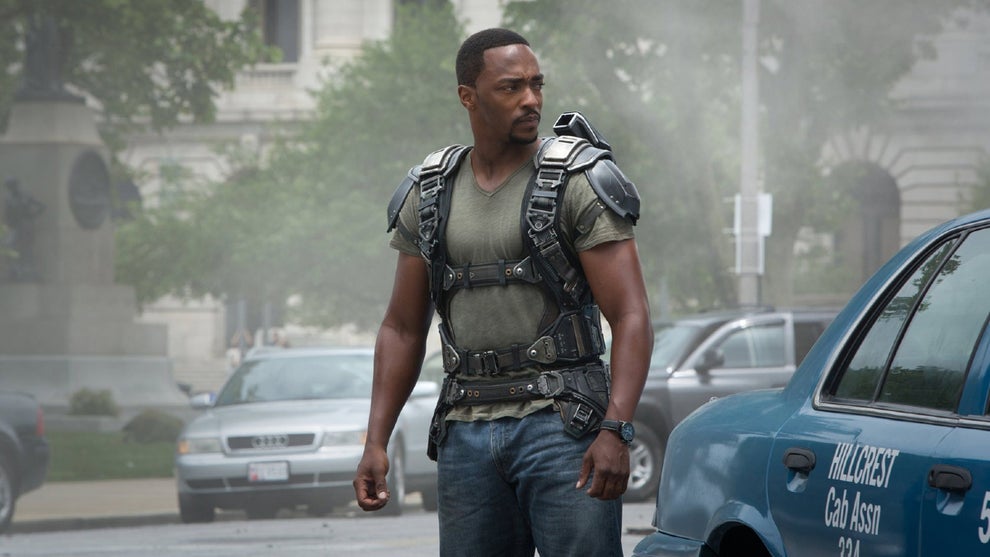 Anthony Mackie in "Captain America: The Winter Soldier."