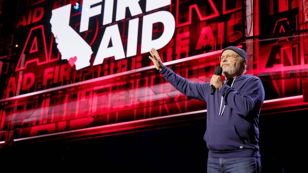 Billy Crystal at FireAid Benefit Concert