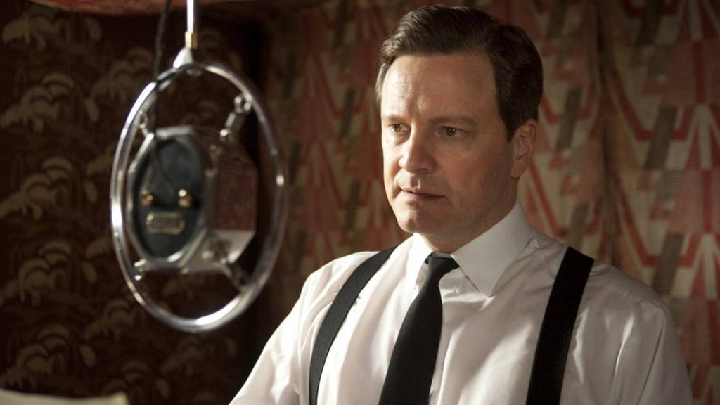 Colin Firth in "The King's Speech."