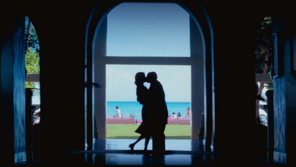 Emily Watson and Adam Sandler in "Punch-Drunk Love."