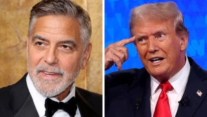 George Clooney and Donald Trump (Credit: Getty Images)