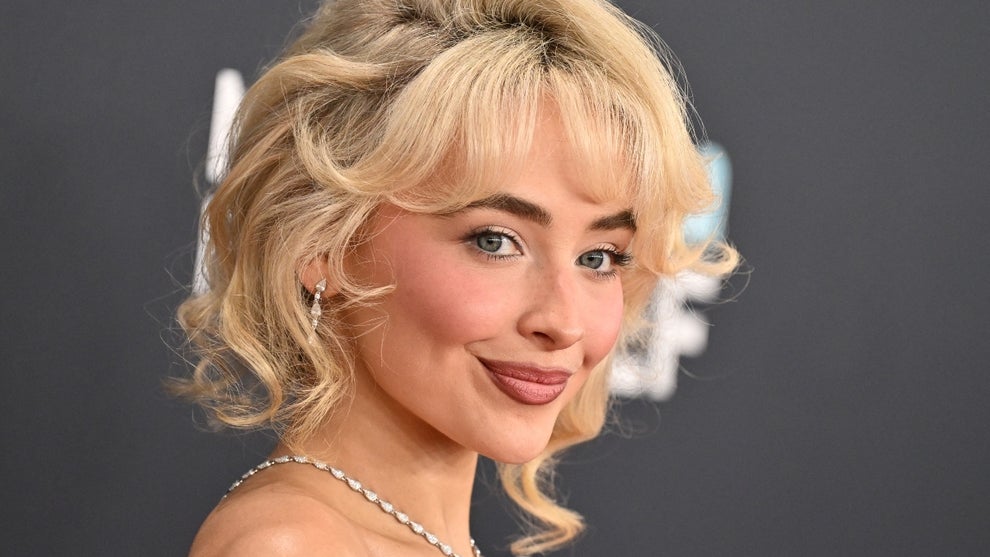 Sabrina Carpenter arrives for the 67th Annual Grammy Awards in Los Angeles (Robyn Beck/AFP)