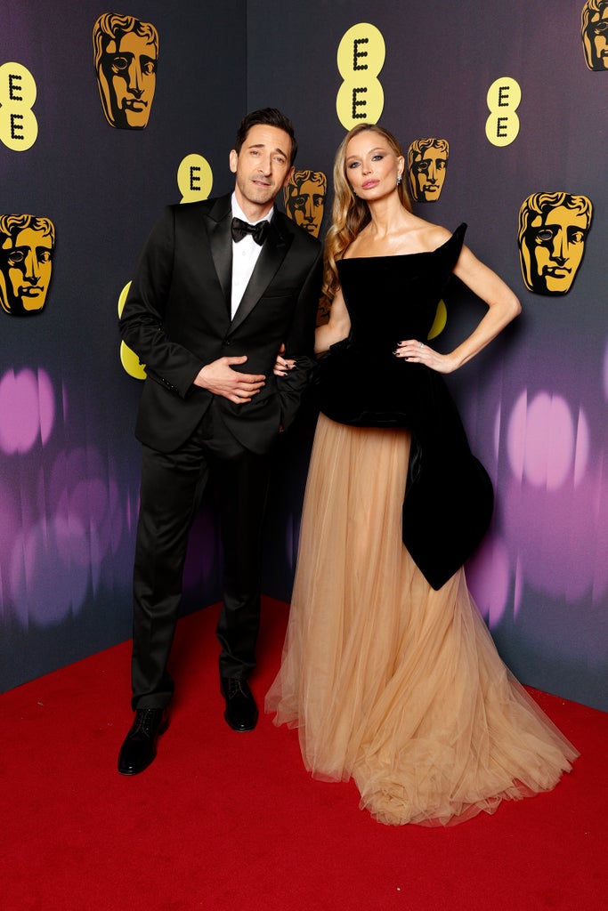 Adrien Brody and Georgina Chapman