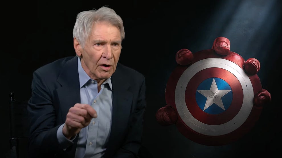 Harrison Ford promoting "Captain America: Brave New World."
