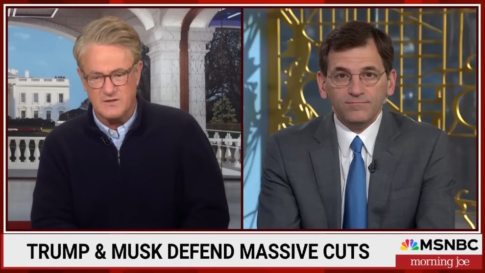 Joe Scarborough and Peter Baker on MSNBC's "Morning Joe."