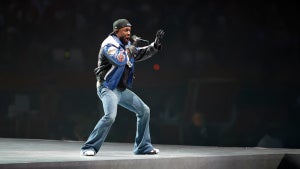 Kendrick Lamar performing at Super Bowl LIX (Credit: Bob Kupbens/Icon Sportswire via Getty Images)