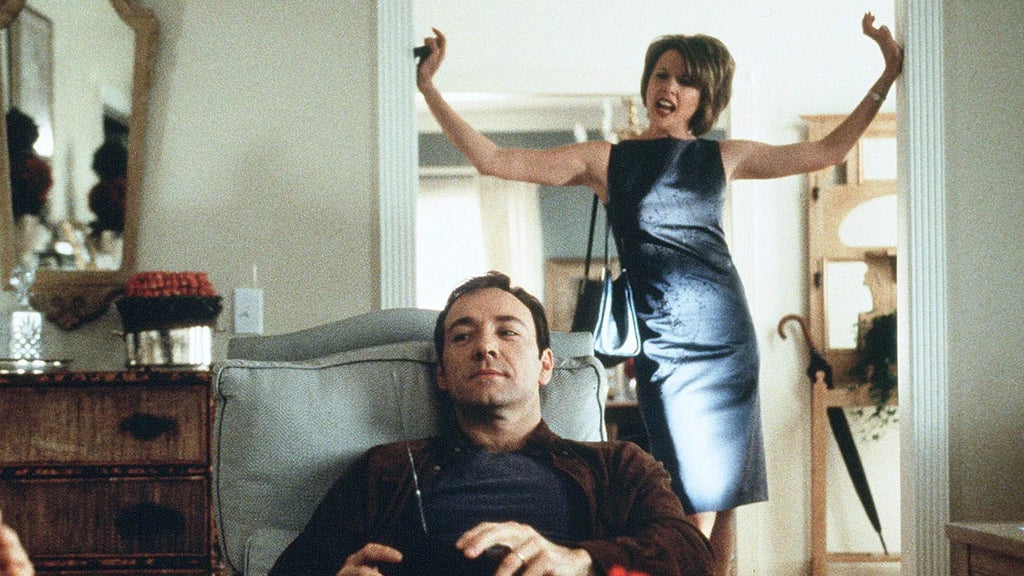 Kevin Spacey and Annette Bening in "American Beauty."