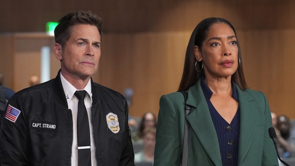 Rob Lowe and Gina Torres in "9-1-1: Lone Star"