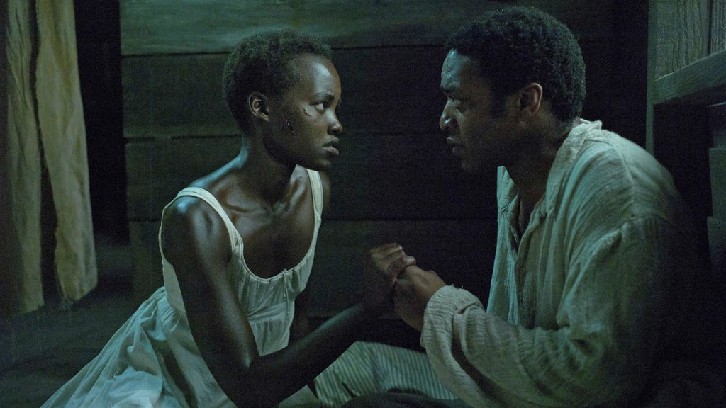 Lupita Nyong'o and Chiwetel Ejiofor in "12 Years a Slave."