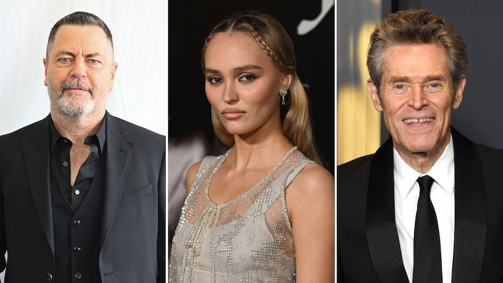 Nick Offerman - Lily-Rose Depp - Willem Dafoe